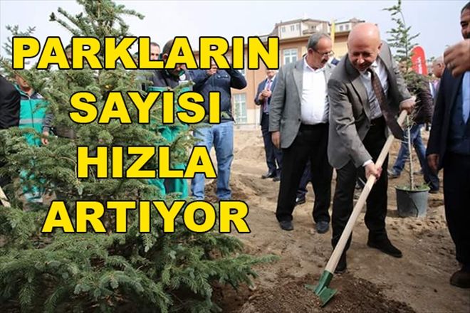 Kocasinan´da parkların sayısı 247´ye yükseldi