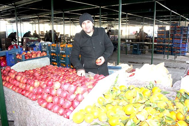 Soğuk hava semt pazarlarını vurdu 