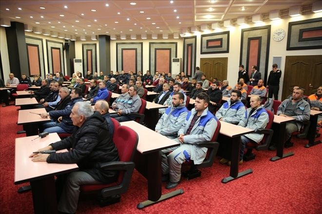 Melikgazi Çalışanlarına Uyuşturucu İle Mücadele Semineri 