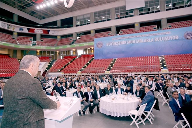 Büyükşehir muhtarlarla buluştu 