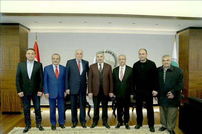 Alevi Vakıflar Federasyonu Başkan Çelik´i ziyaret etti 