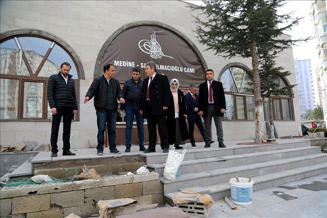 Medine-Sami Elmacıoğlu Camii´nde son rötuş 