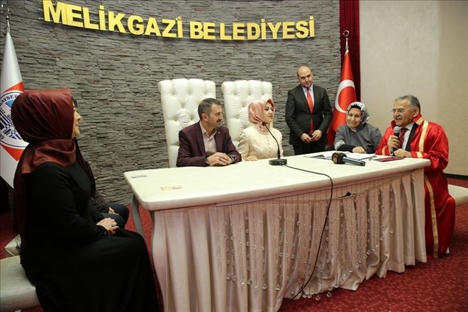 14 Şubat´ta 23 Çift Melikgazi´de ´Evet´ dedi