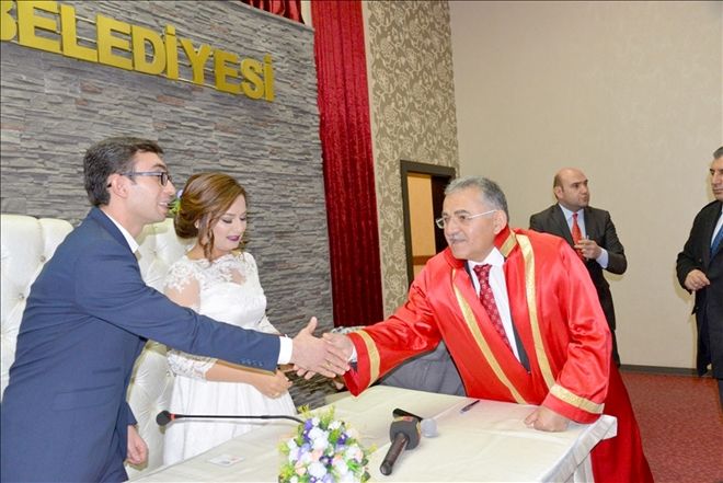 İlk üç ayda Melikgazi´de 575 çift ´Evet´ dedi