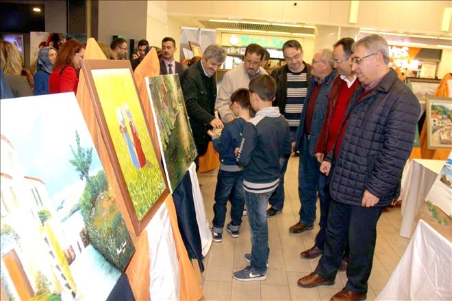 Tekden Ressamlar Kulübü´nün hazırladığı resim sergisi açıldı