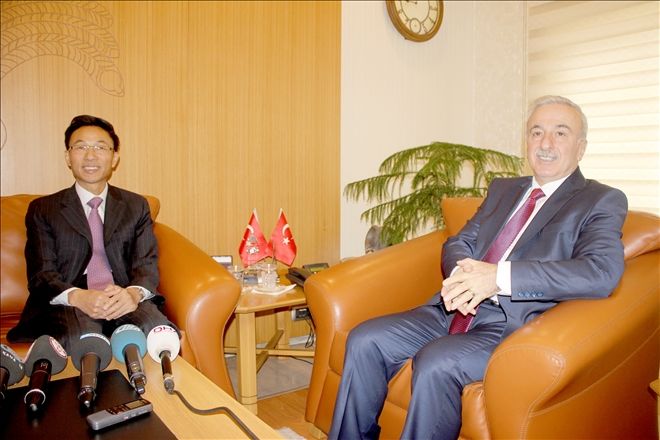 Çin Ankara Büyükelçisinden Vali Kamçı´ya ziyaret