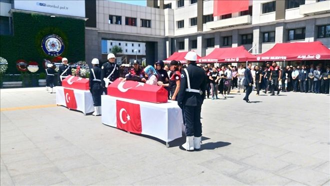 Bayrampaşa şehitleri için İstanbul Emniyeti´nde tören düzenlendi