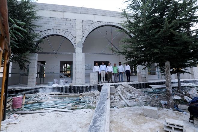 Medine-Sami Elmacioğlu Camii hızla yükseliyor