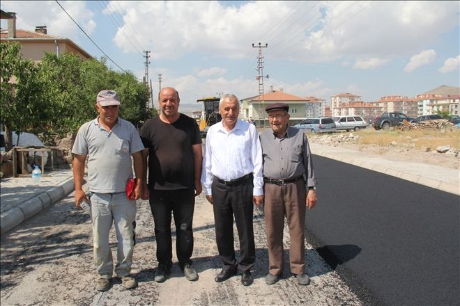 İncesu Gönenkent Mahallesinde asfalt çalışmaları başladı