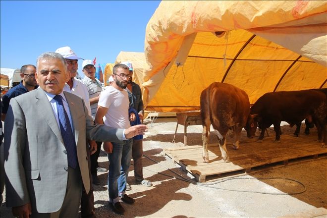 Melikgazi´de kurban pazarı hazır