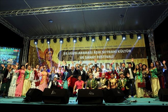 Aşık Seyrani Kültür ve Sanat Festivali finali yapıldı