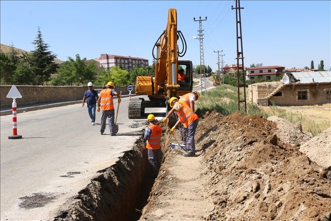 Yahyalı´da doğalgaz kazı çalışmaları başladı