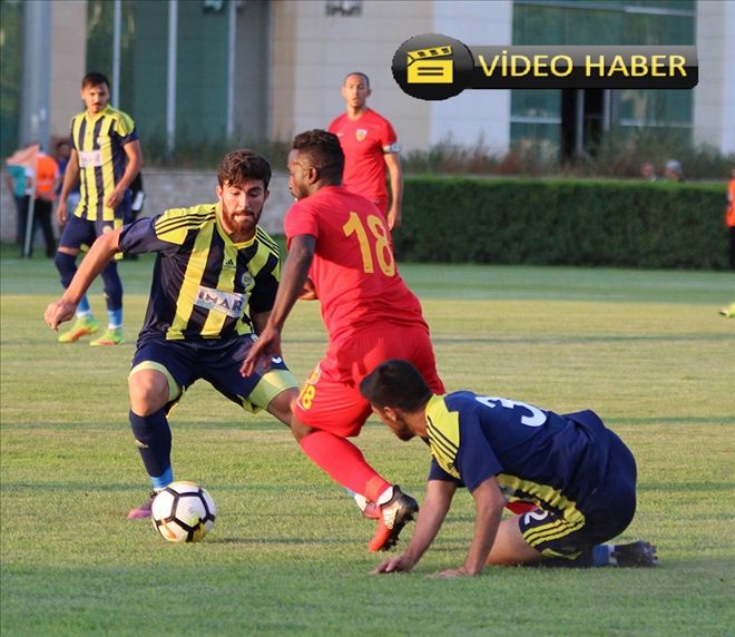 Kayserispor, Tarsus İdman Yurdu ile hazırlık maçı oynadı