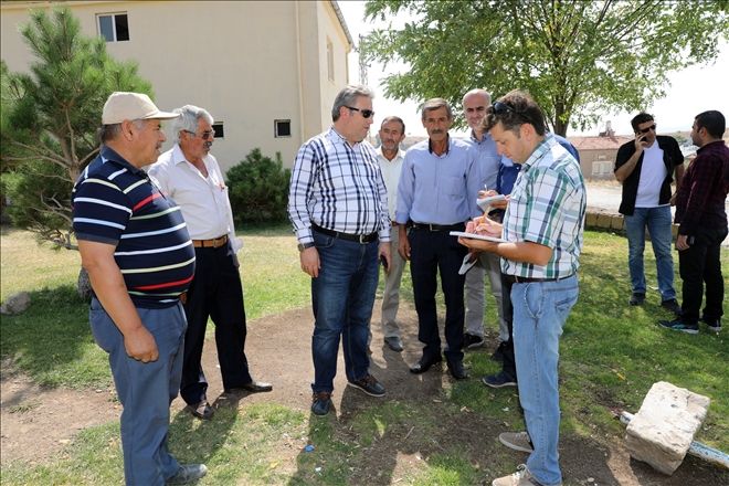 Başkan Palancıoğlu kırsal mahalleleri ziyaret etti