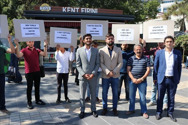 SP İl Gençlik Kolları´ndan ?Ulaşım biletlerine zam´ tepkisi 