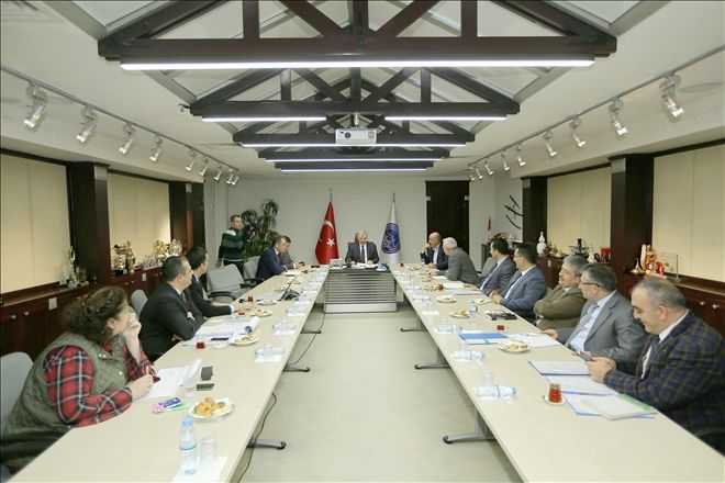 Büyükşehir Belediyesinde yatırımlar planlanıyor 