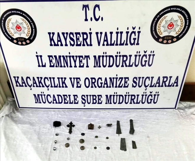 Kayseri´de tarihi eser operasyonu 