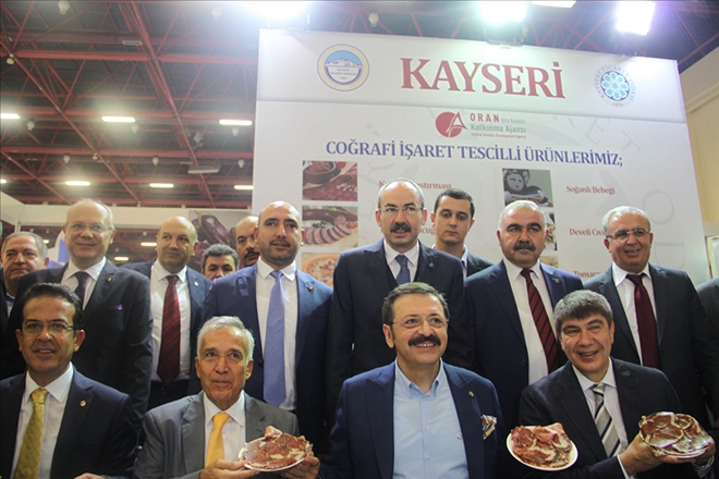 KTO, Kayseri´nin yöresel ürünlerini YÖREX´te tanıttı 