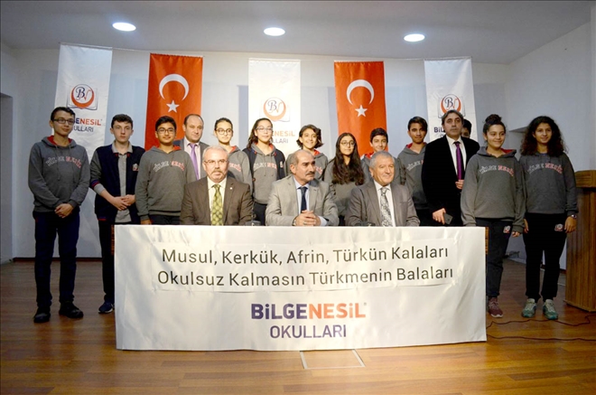 Bilge Nesil Okullarından Türkmenlere Eğitim desteği