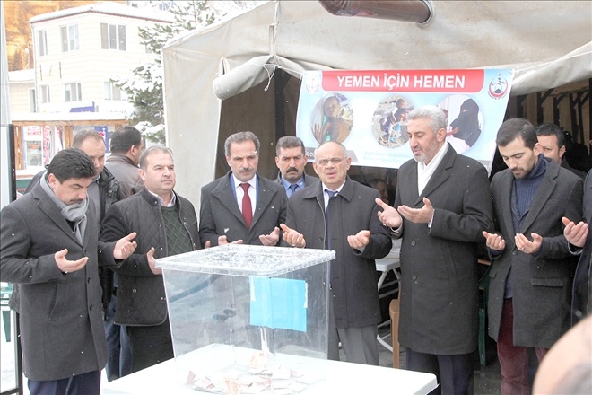 Yahyalı´da Yemen için kermes düzenlendi 