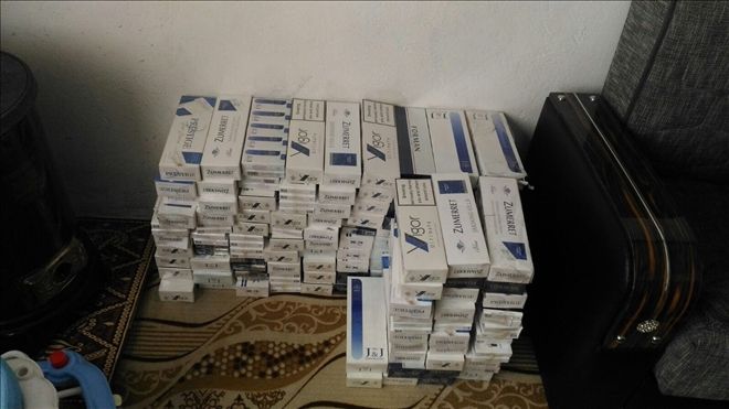 Kayseri´de bin 770 paket kaçak sigara ele geçirildi 