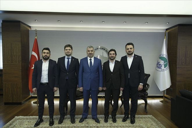 TÜGVA Genel Başkanı İsmail Emanet, Başkan Çelik´i ziyaret etti 