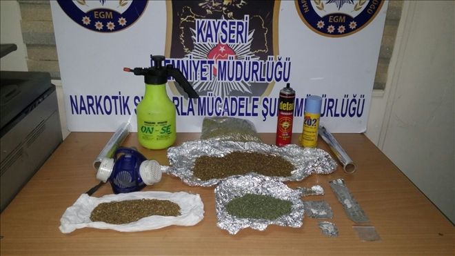 Kayseri polisinden uyuşturucu operasyonu 