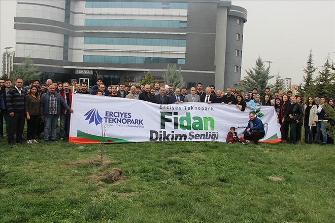 Erciyes Teknopark´ta 2. Fidan Dikim Şenliği düzenlendi 