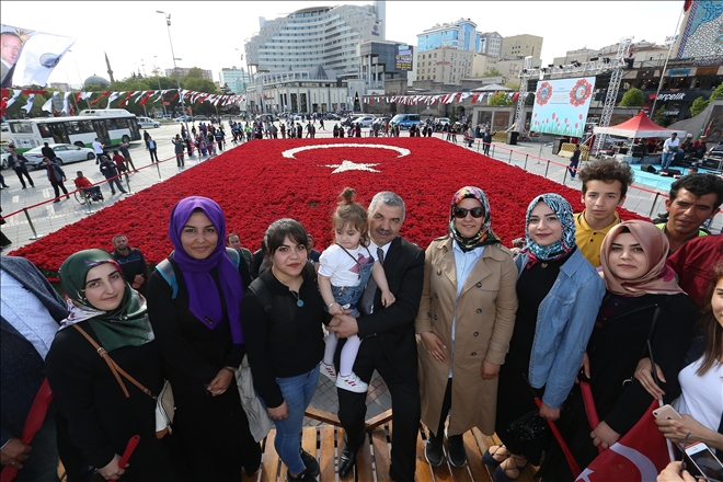 Kayserililerin bayrak sevgisi 