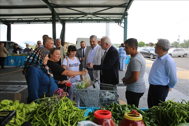 Doğal Ürünler Bahçesi ve Pazarı yeni sezonu açtı 