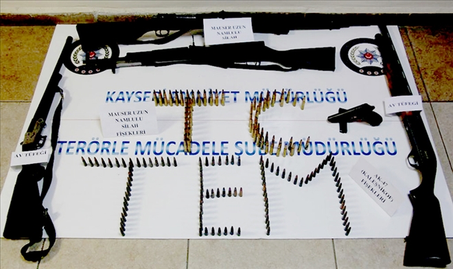PKK/KCK operasyonunda Mauser silah ele geçirildi 