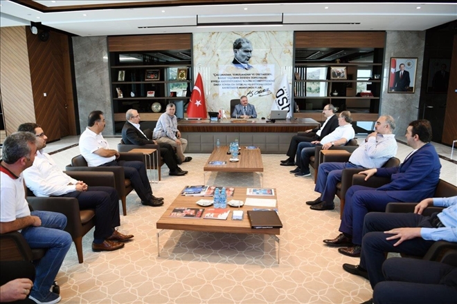 KTO Yönetim Kurulu Kayseri OSB´yi ziyaret etti 