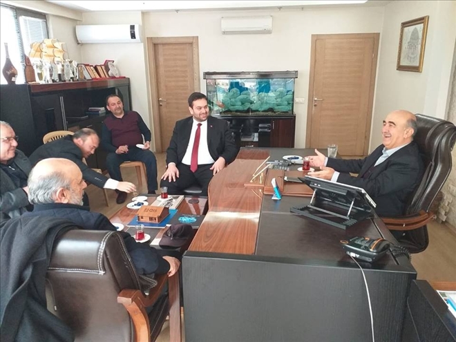 SP Talas Belediye Başkan Adayından Orhan Say ve Rıfat Yıldırım´a Ziyaret 