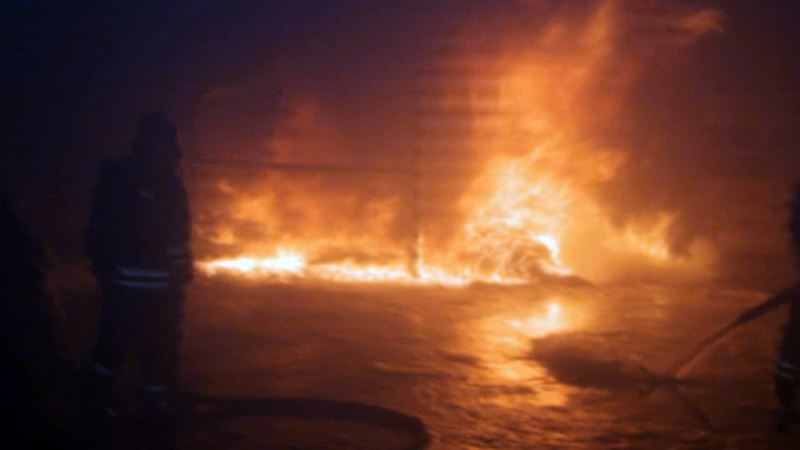 Sivas’ta geri dönüşüm fabrikasında korkutan yangın