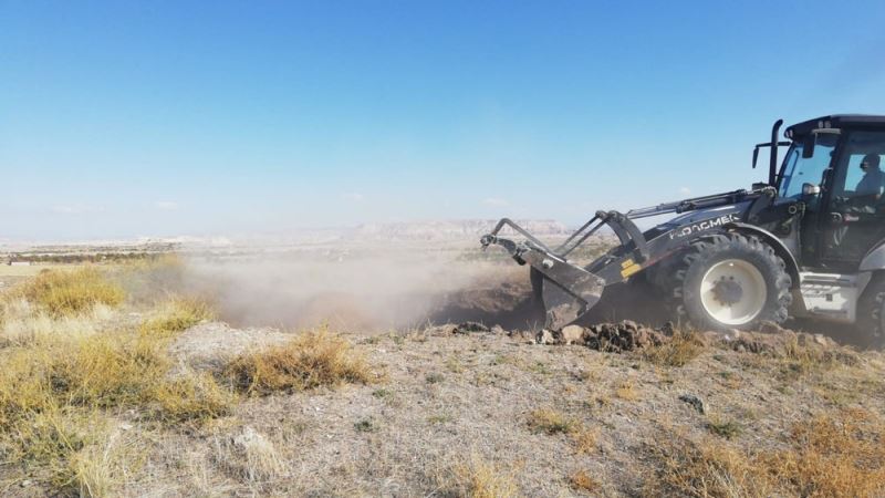 Kapadokya’da 5 bin yıllık höyük definecilerin hedefi haline geldi