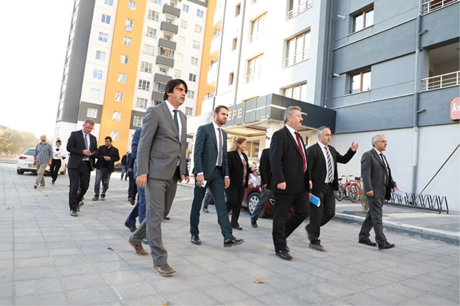 Başkan Palancıoğlu kentsel dönüşüm çalışmalarını inceledi 