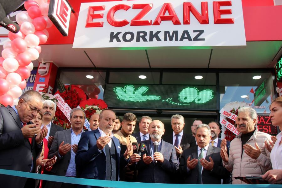 Korkmaz Eczanesi hizmete açıldı 