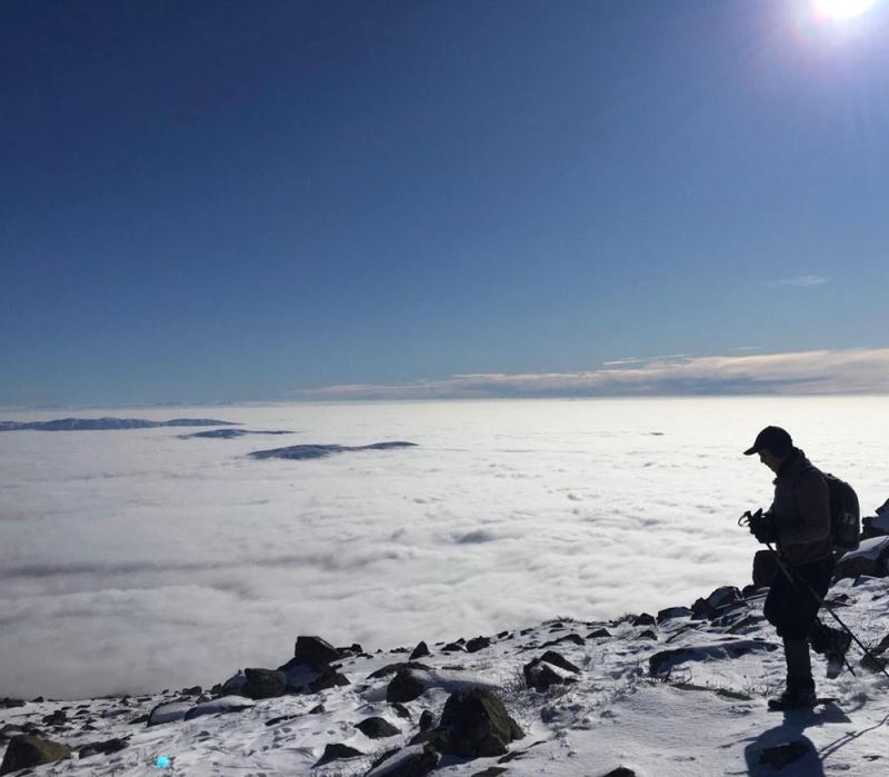 Sisin altında kalan Kayseri’den kartpostallık fotoğraflar