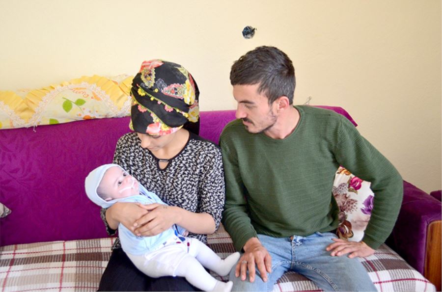 Şizensefali hastası bebeğin ailesi yardım bekliyor 