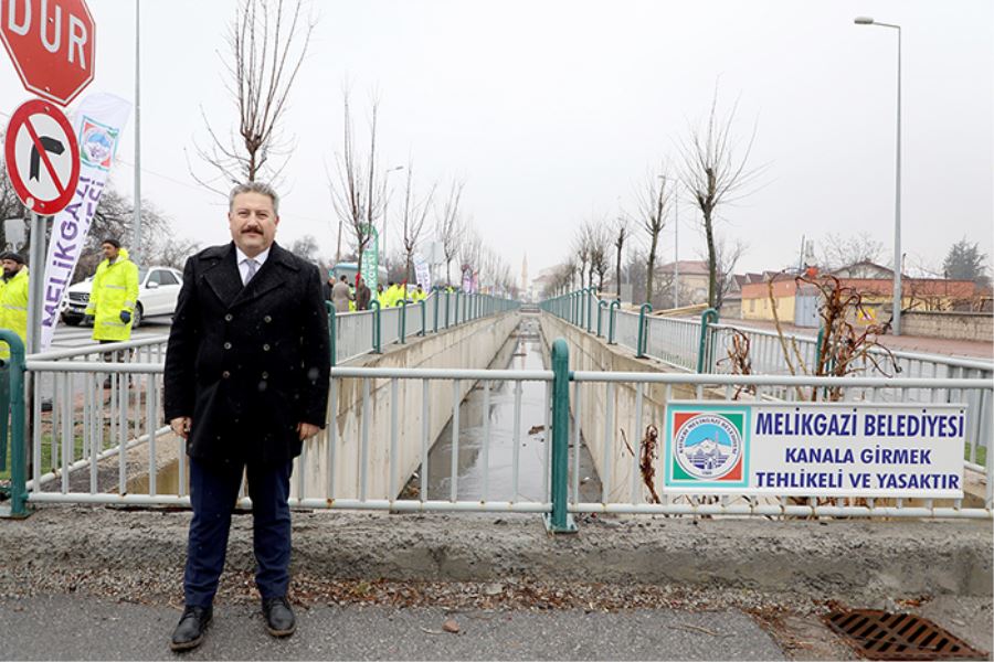 Başkan Palancıoğlu su kanallarını inceledi 