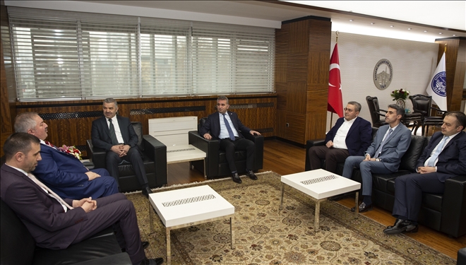 Kayseri OSB Başkanı Nursaçan, Başkan Çelik´i ziyaret etti 