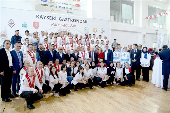Kayseri Gastronomi Festivalinde Aşçılar Yarıştı 