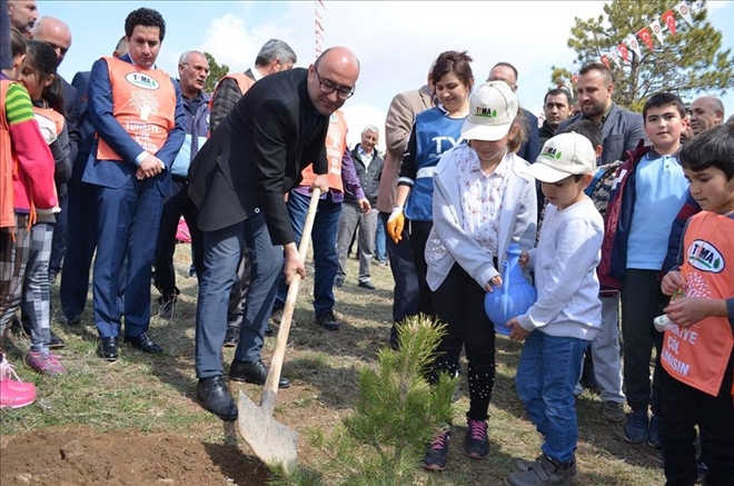 Bünyan´da Bin adet fidan toprakla buluşturuldu 