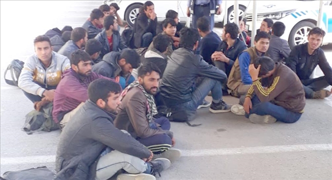 Kayseri´de 21 kaçak göçmen yakalandı 