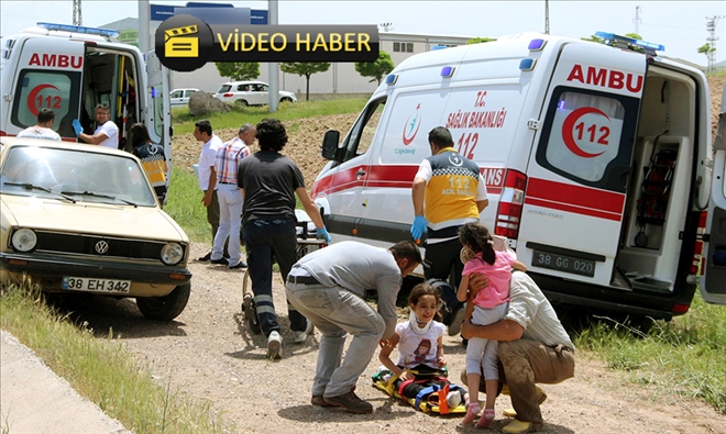 Takla atan otomobilde can pazarı: 5 yaralı 