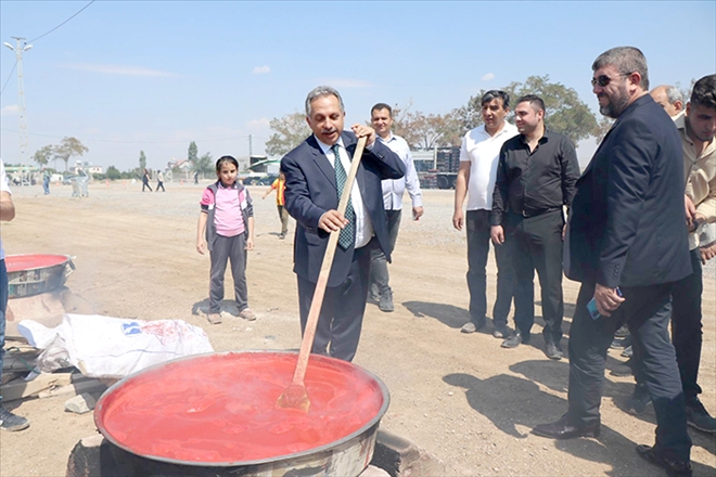 Talas´ta kışlık ürünlerin yapımına başlandı 