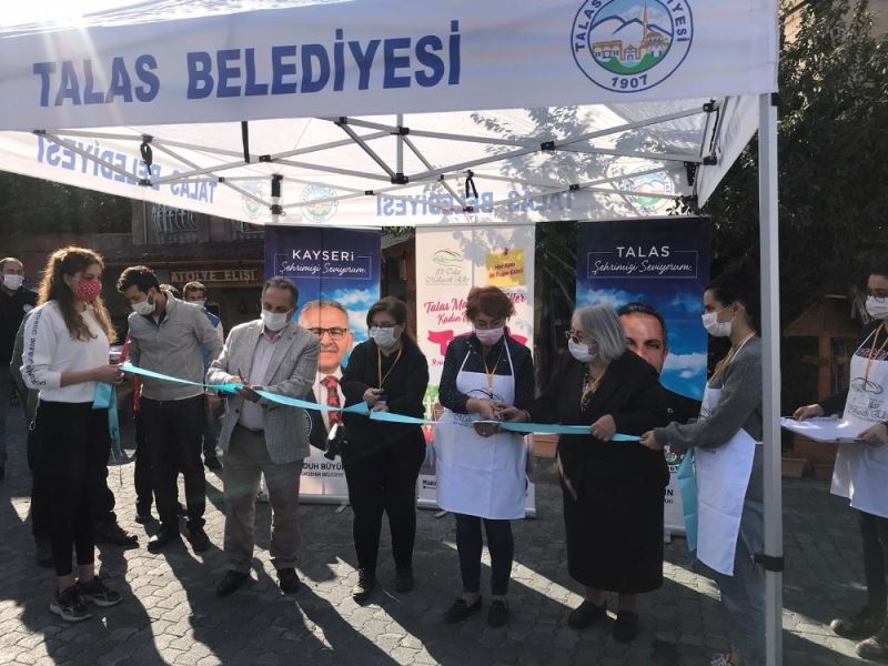 Talas ‘Maharetli Eller Kadın Üretim Pazarı’ açıldı
