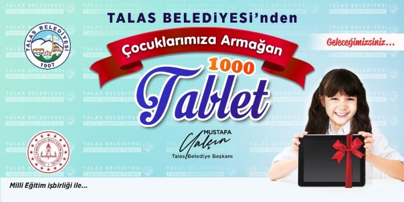 Talas’ta öğrenciler tabletlerine kavuşuyor
