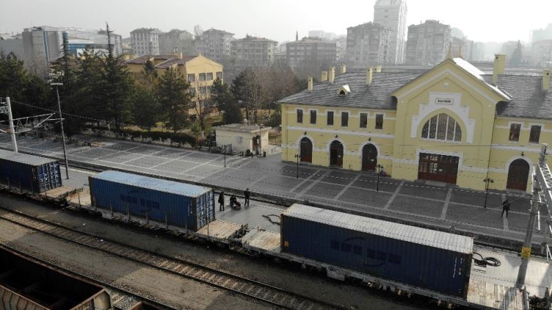 Çin’e giden ikinci ihracat treni Kayseri’de
