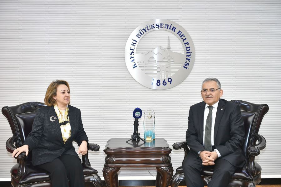 ültür ve Turizm Bakan Yardımcısı Özgül Özkan Yavuz Başkan Büyükkılıç’ı ziyaret etti